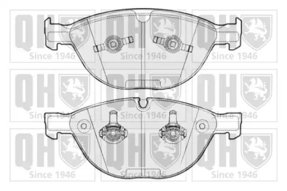 Комплект тормозных колодок (QUINTON HAZELL: BP1758)