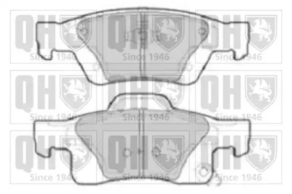 Комплект тормозных колодок (QUINTON HAZELL: BP1772)