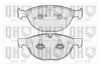 Комплект тормозных колодок (QUINTON HAZELL: BP1780)