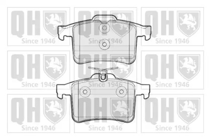Комплект тормозных колодок (QUINTON HAZELL: BP1781)