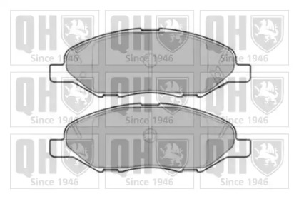 Комплект тормозных колодок (QUINTON HAZELL: BP1795)