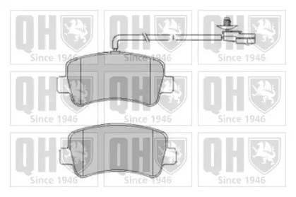 Комплект тормозных колодок (QUINTON HAZELL: BP1800)