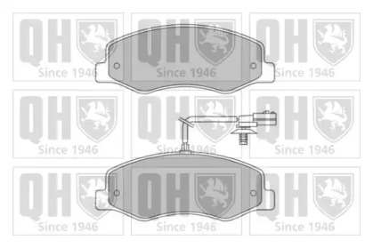 Комплект тормозных колодок (QUINTON HAZELL: BP1801)