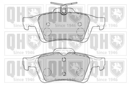 Комплект тормозных колодок (QUINTON HAZELL: BP1811)