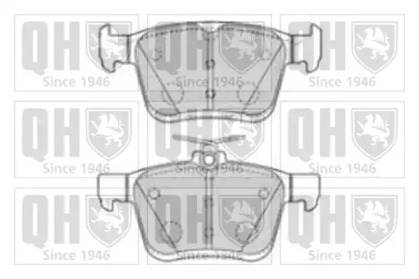 Комплект тормозных колодок (QUINTON HAZELL: BP1821)