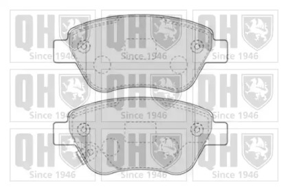 Комплект тормозных колодок (QUINTON HAZELL: BP1824)