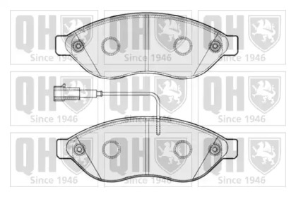 Комплект тормозных колодок (QUINTON HAZELL: BP1828)