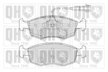 Комплект тормозных колодок (QUINTON HAZELL: BP1832)