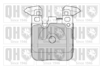 Комплект тормозных колодок (QUINTON HAZELL: BP1833)