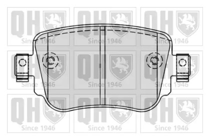 Комплект тормозных колодок (QUINTON HAZELL: BP1843)