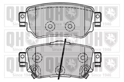 Комплект тормозных колодок (QUINTON HAZELL: BP1855)
