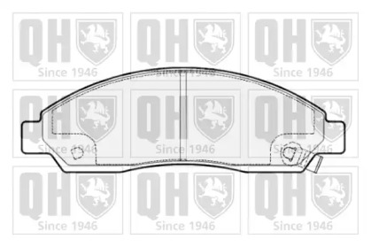Комплект тормозных колодок (QUINTON HAZELL: BP1856)