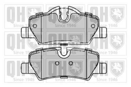 Комплект тормозных колодок (QUINTON HAZELL: BP1858)