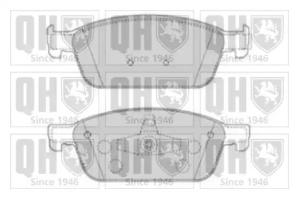 Комплект тормозных колодок (QUINTON HAZELL: BP1866)