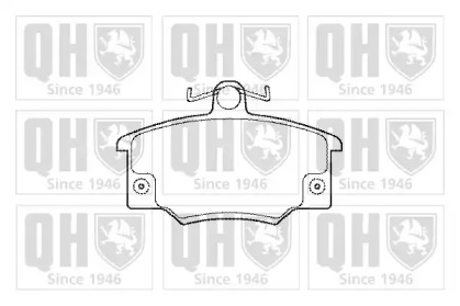 Комплект тормозных колодок (QUINTON HAZELL: BP216)