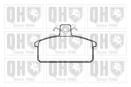 Комплект тормозных колодок (QUINTON HAZELL: BP270)