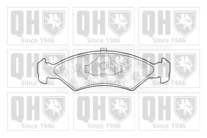 Комплект тормозных колодок (QUINTON HAZELL: BP311)