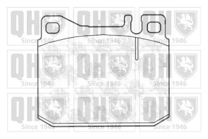 Комплект тормозных колодок (QUINTON HAZELL: BP319)