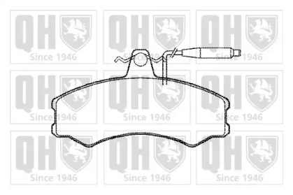 Комплект тормозных колодок (QUINTON HAZELL: BP326)