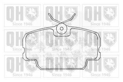 Комплект тормозных колодок (QUINTON HAZELL: BP331)