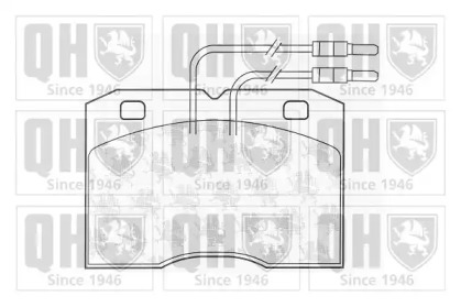Комплект тормозных колодок (QUINTON HAZELL: BP357)
