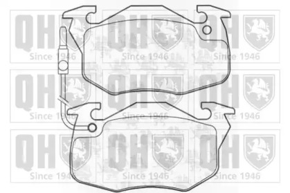 Комплект тормозных колодок (QUINTON HAZELL: BP361)