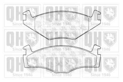 Комплект тормозных колодок (QUINTON HAZELL: BP374)