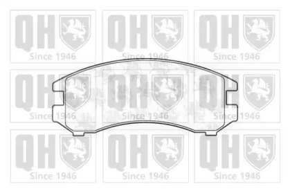 Комплект тормозных колодок (QUINTON HAZELL: BP432)