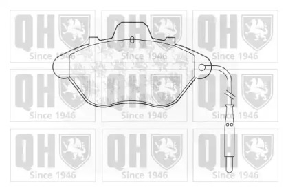 Комплект тормозных колодок (QUINTON HAZELL: BP453)