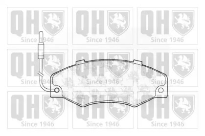 Комплект тормозных колодок (QUINTON HAZELL: BP457)