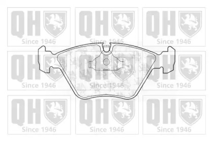Комплект тормозных колодок (QUINTON HAZELL: BP473)