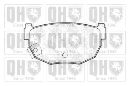 Комплект тормозных колодок (QUINTON HAZELL: BP496)