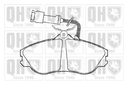 Комплект тормозных колодок (QUINTON HAZELL: BP530)