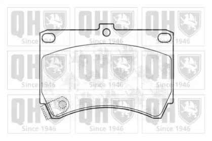 Комплект тормозных колодок (QUINTON HAZELL: BP567)