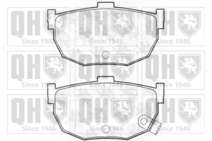 Комплект тормозных колодок (QUINTON HAZELL: BP575)