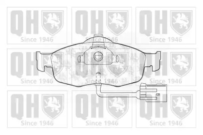 Комплект тормозных колодок (QUINTON HAZELL: BP599)