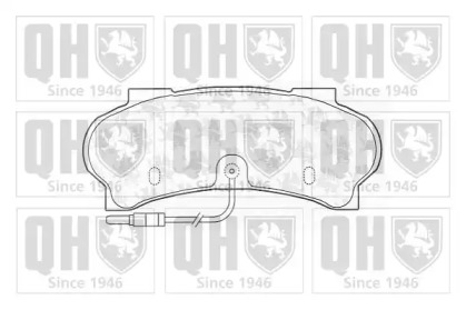 Комплект тормозных колодок (QUINTON HAZELL: BP611)