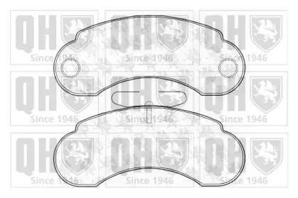 Комплект тормозных колодок (QUINTON HAZELL: BP675)