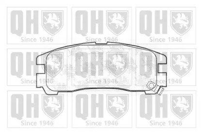 Комплект тормозных колодок (QUINTON HAZELL: BP678)
