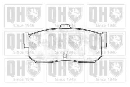 Комплект тормозных колодок (QUINTON HAZELL: BP714)