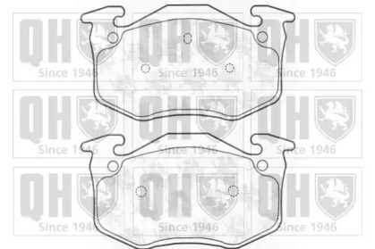 Комплект тормозных колодок (QUINTON HAZELL: BP752)