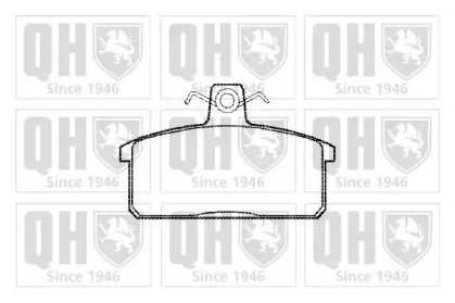 Комплект тормозных колодок (QUINTON HAZELL: BP753)