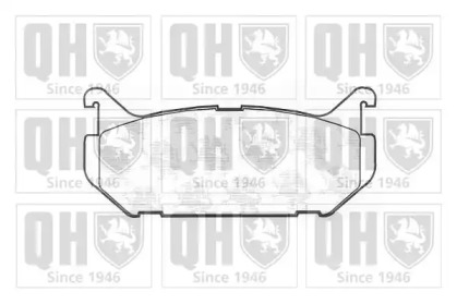 Комплект тормозных колодок (QUINTON HAZELL: BP762)