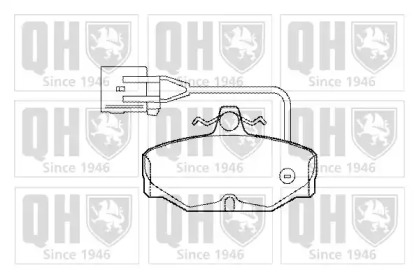 Комплект тормозных колодок (QUINTON HAZELL: BP771)