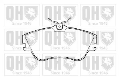 Комплект тормозных колодок (QUINTON HAZELL: BP772)