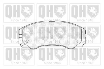 Комплект тормозных колодок (QUINTON HAZELL: BP791)