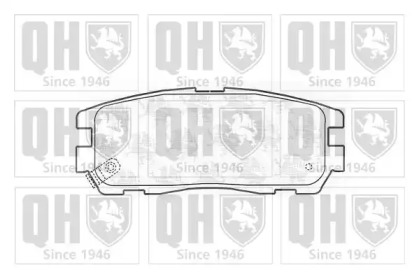 Комплект тормозных колодок (QUINTON HAZELL: BP792)