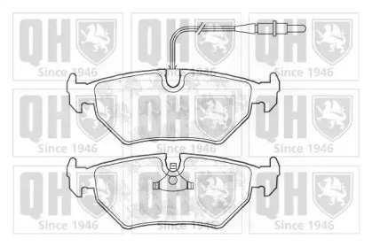 Комплект тормозных колодок (QUINTON HAZELL: BP813)