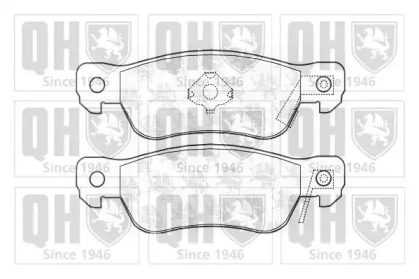 Комплект тормозных колодок (QUINTON HAZELL: BP819)