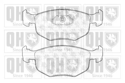 Комплект тормозных колодок (QUINTON HAZELL: BP832)